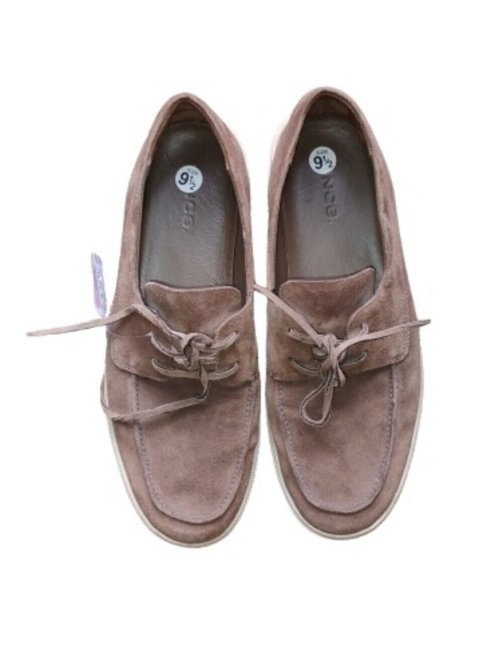 New Without Box Vince Paolo Suede Sneakers Taupe 9.5